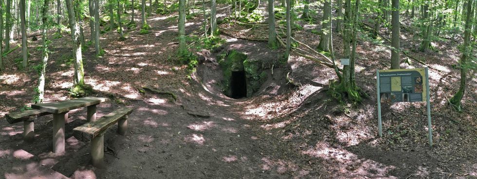Zur „Tropfsteinhöhle“ bei Erzenhausen